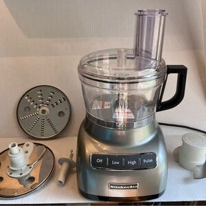 KitchenAid Metallic Gray Food Processor